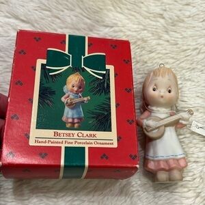 Hallmark 1984 Betsey Clark Porcelain Ornament Vintage